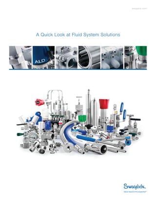 A Quick Look at Fluid System Solutions
swagelok.com®
 