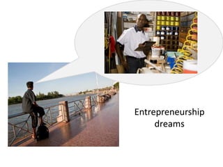 Entrepreneurship
dreams

 