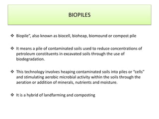 Bioheap Bioremediation by shoyeb, GEBT, JUST | PPTX
