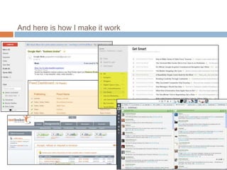 And here is how I make it work
 