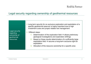Geothermal Energy Comparison Of Regulatory Framework Germany Italy