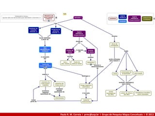Paulo R. M. Correia I prmc@usp.br I Grupo de Pesquisa Mapas Conceituais I © 2013
 