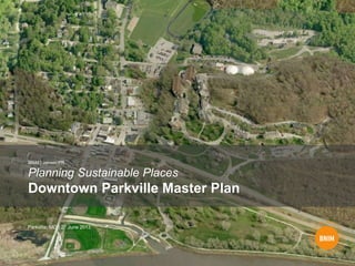 Planning Sustainable Places
Downtown Parkville Master Plan
BNIM | Jansen PR
Parkville, MO | 27 June 2013
 