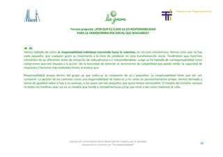 Cosecha de Conocimiento VI Word Cafe de Euskadi para la Igualdad Slide 28
