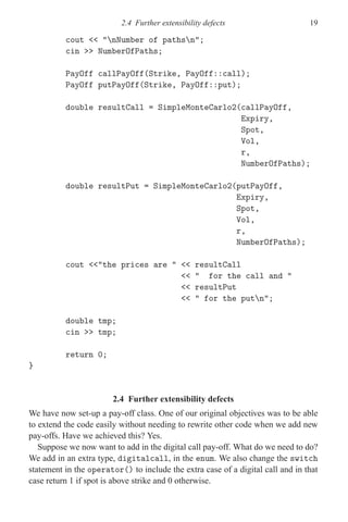 C Design Patterns And Derivatives Pricing 2nd Edition M S Joshi | PDF