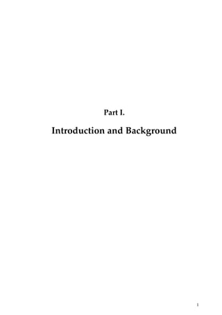 Part I.
Introduction and Background
1
 