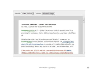 New Music Experience 99
 