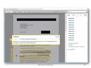 New Music Experience 74
 