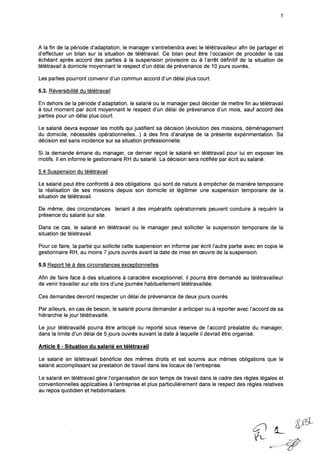 Société Générale : accord expérimental de télétravail