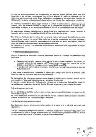 Société Générale : accord expérimental de télétravail