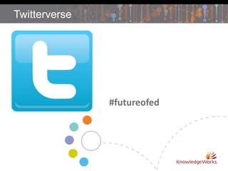 Twitterverse

#futureofed

 