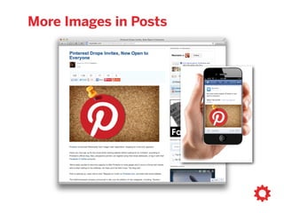 Sharing More Visual
Content
Photo via Flickr user andyarthur
 