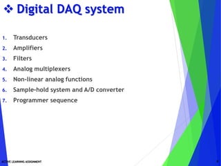 INDUSTRIAL INSTRUMENTATION. digital data acquisition systems & control ...