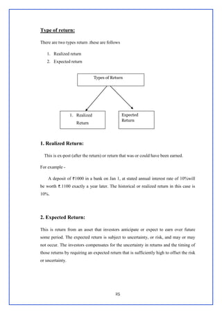 RISK AND RETURN ANALYSIS OF EQUITY SHARES IN BANKING | PDF