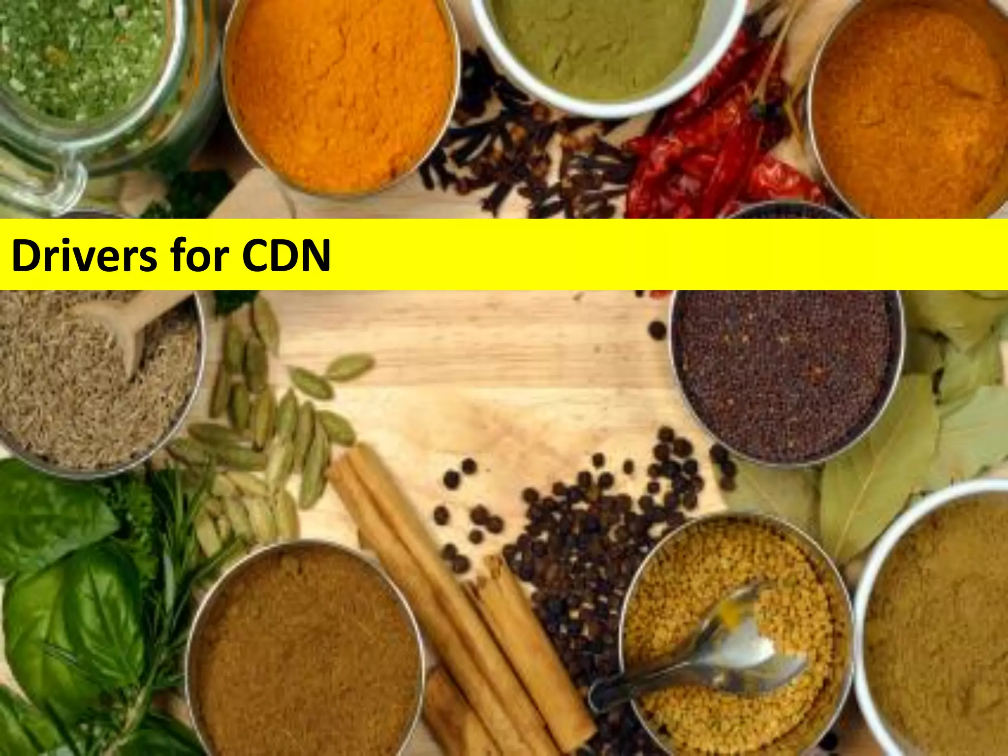 Page: 12
Drivers for CDN
 