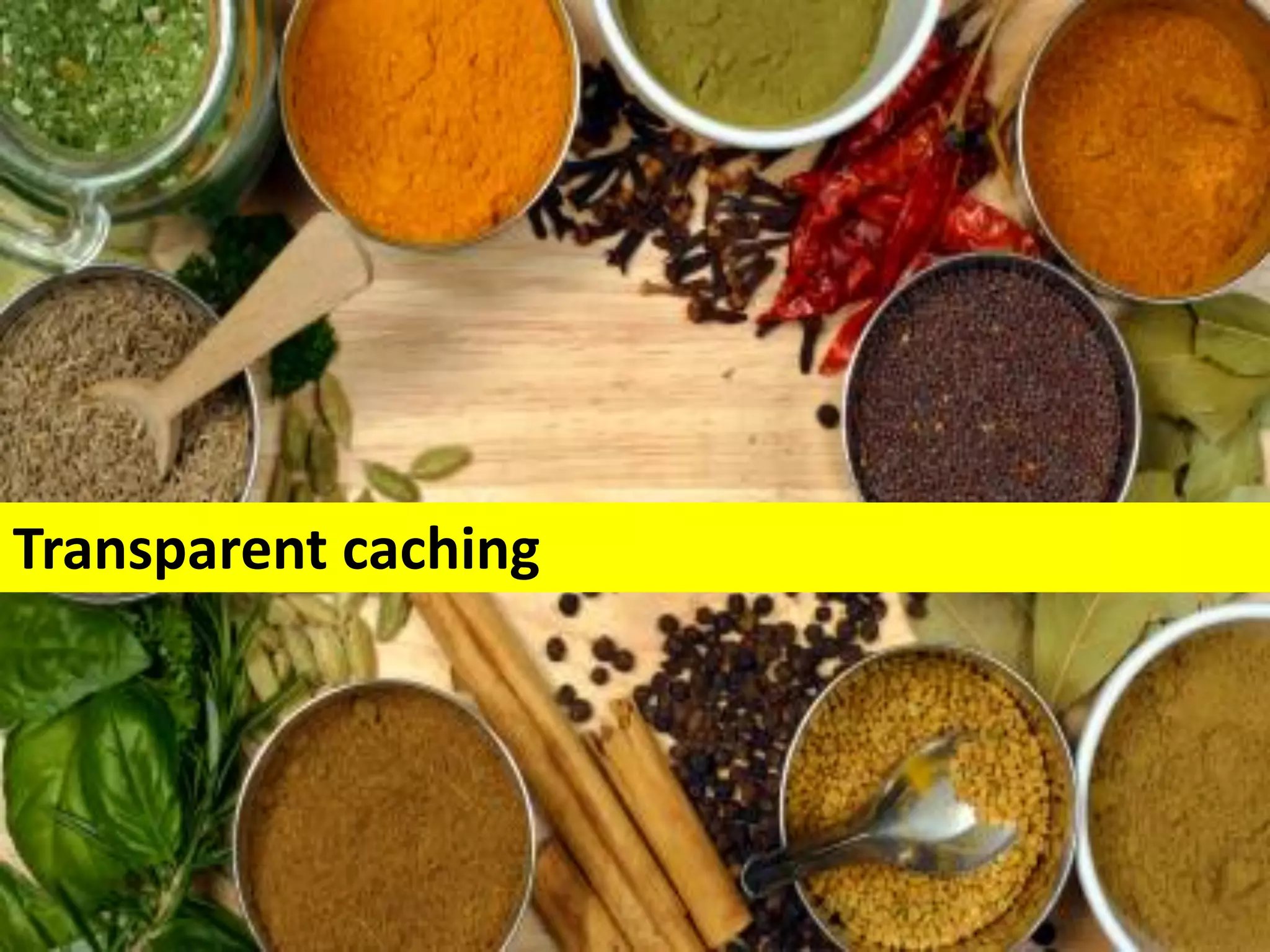 Page: 34
Transparent caching
 