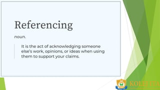 Reference Skills 2 Example Library Skills | PDF