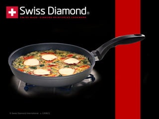 Swiss Diamond Premium Steel 4.6 qt Stainless Saute Pan - Induction
