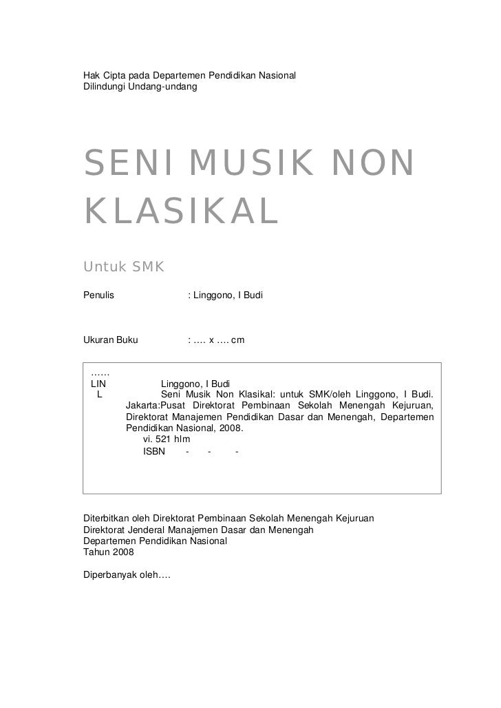 SMK-MAK kelas10 smk seni musik non klasik budi