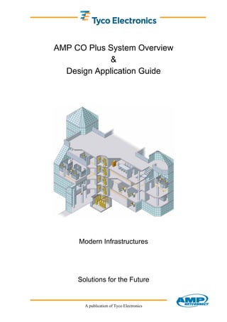 A publication of Tyco Electronics
AMP CO Plus System Overview
&
Design Application Guide
Modern Infrastructures
Solutions for the Future
 