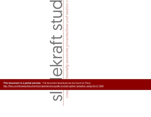 Stock options ifrs
