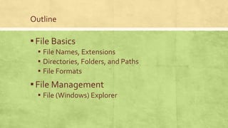 File management | PPT