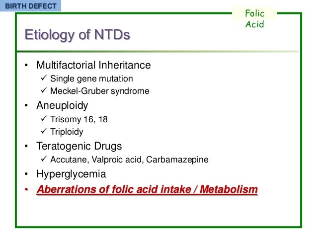 Carbamazepine Pregnancy Folic Acid
