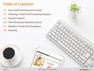 How Credit Card Processing Works | PDF