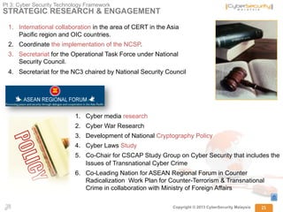 Malaysia's National Cyber Security Policy | PDF