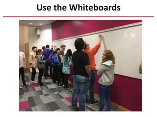 Use the Whiteboards
 