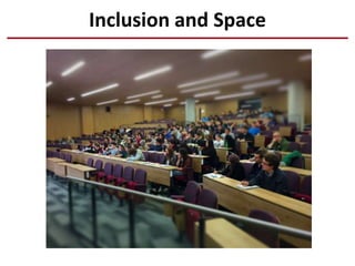 Inclusion and Space
 
