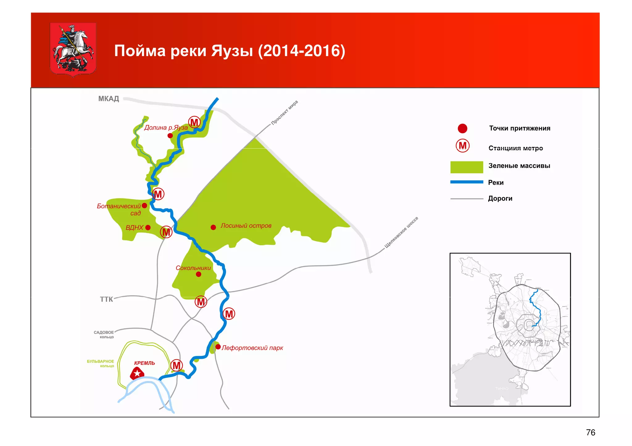 Пойма реки Яузы (2014-2016)
76
 
