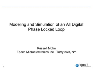 How to Design Very Wide Loop BW High-Performance PLL Frequency ...