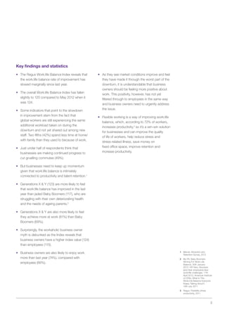 Regus Work:life Balance Index 2013 | PDF