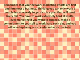 Multilevel Marketing Tips And Strategies That Work
