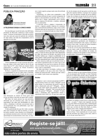 O Centro - n.º 20 – 07.02.2007