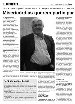 O Centro - n.º 20 – 07.02.2007