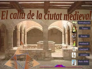 El caliu de la ciutat medieval Introducció Tasca Procés Avaluació Conclusió Crèdits Guia didàctica [email_address] 