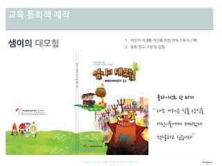 차별성교육 동화책 제작
샘이의 대모험
Copyright ⓒ 2013 WINGTORY All Rights Reserved
 