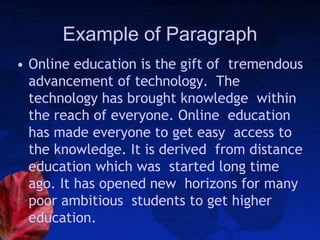 131. Paragraph writing | PPTX
