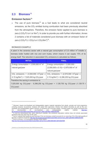 Guidance on calculating greenhouse gas (GHG) emissions. | PDF