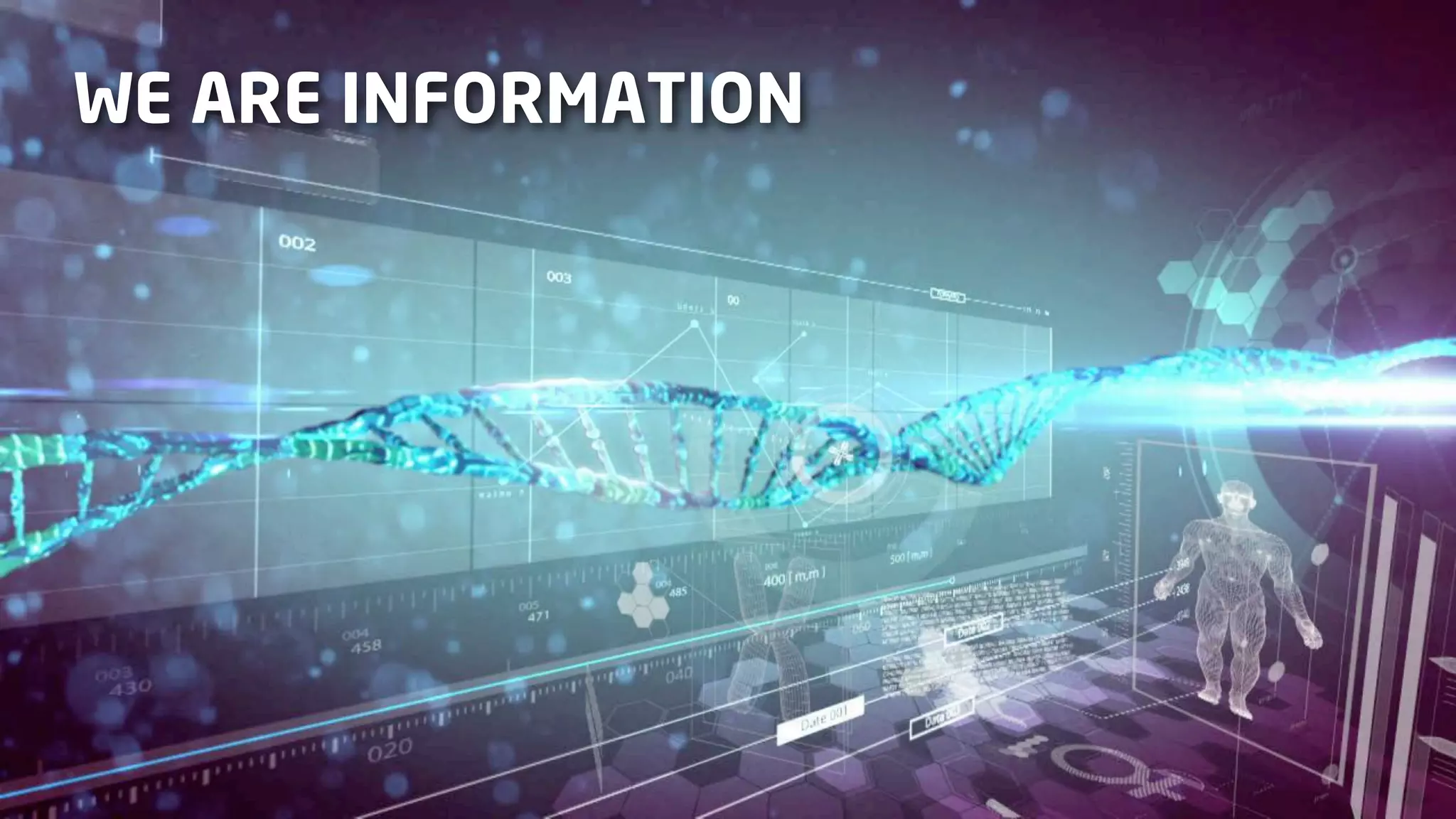 WE ARE INFORMATION

 