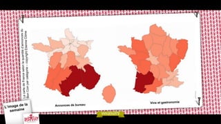 de la
L’image
semaine
Annonces de bureau
Vins et gastronomie

d’annonces du
La carte de France selon la quantité
ht Etienne Côme
Bon Coin par catégorie – copyrig

 