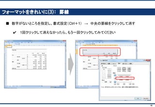 46
計算式を入力しよう(3)： 売上
■ 売上＝販売数×値段
 
