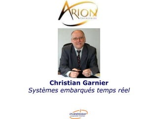 Christian Garnier
Systèmes embarqués temps réel

 