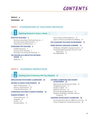 Methods for Effective Teaching: Meeting the Needs of All Students, 8th ...