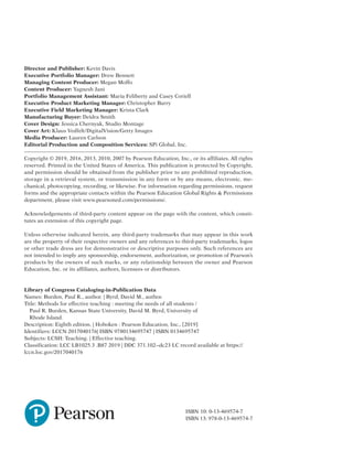 Methods for Effective Teaching: Meeting the Needs of All Students, 8th ...