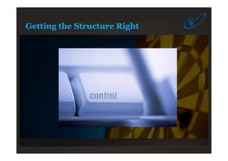 Getting the Structure Right
 