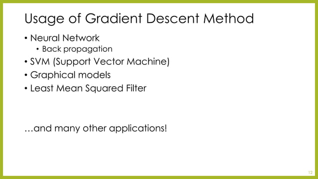 Gradient descent method | PDF