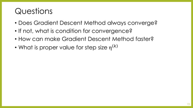 Gradient descent method | PDF